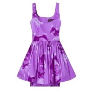 BB Dakota Purple Floral Dress